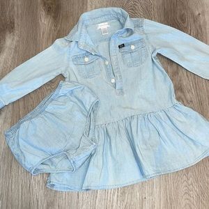 Baby Girls Polo Dress By Ralph Lauren & Bloomer